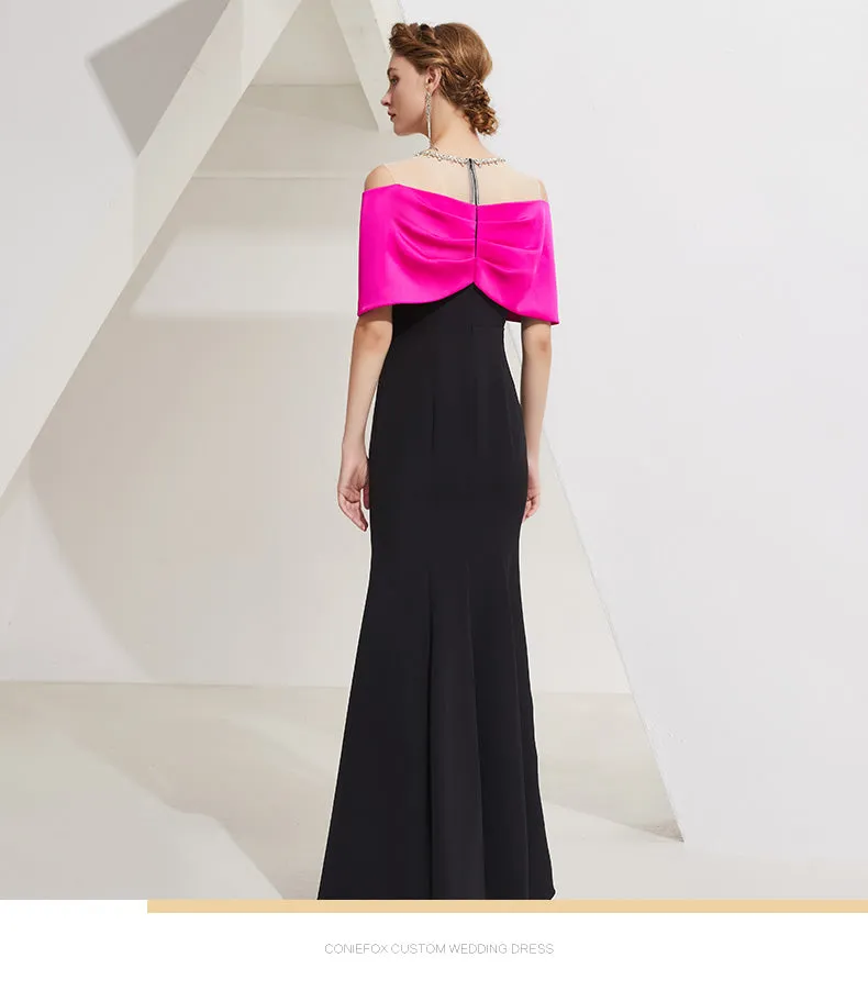 Limited edition High-end light luxury wear banquet long dress- Elia
